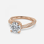 Round Engagement Ring