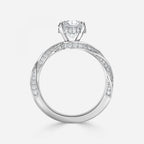 Round Engagement Ring
