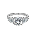 Seven Stone Round cut Engagement Ring