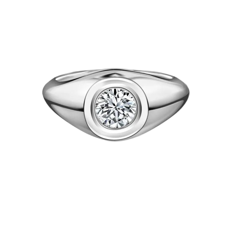 Charles-Round Men Engagement Ring