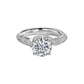 Round Engagement Ring