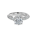Round Engagement Ring