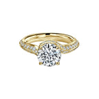 Round Engagement Ring