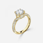 Round Engagement Ring