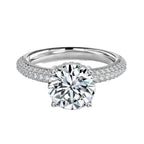 Round Cut Diamond Engagement Ring