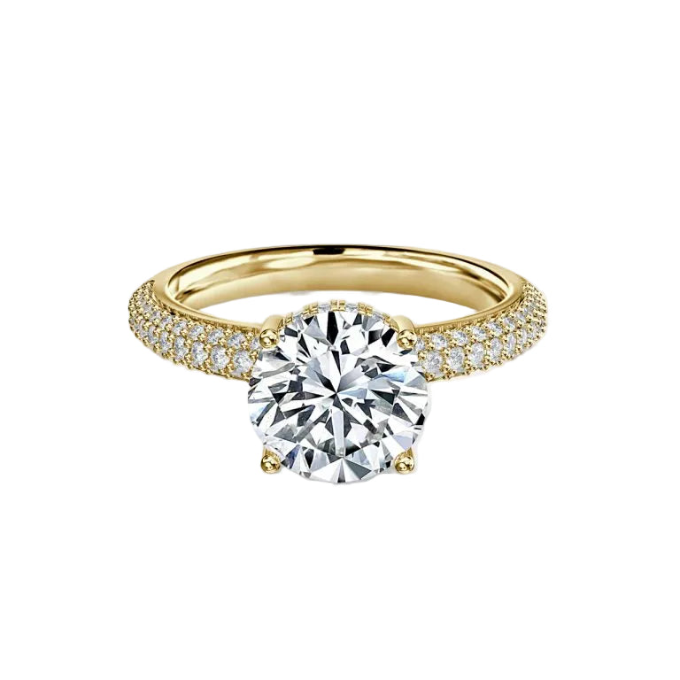 Round Cut Diamond Engagement Ring