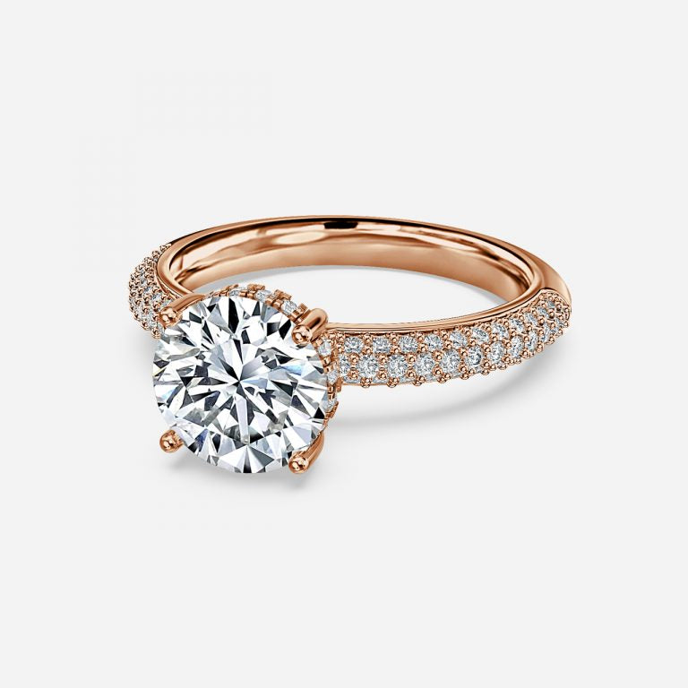 Round Cut Diamond Engagement Ring