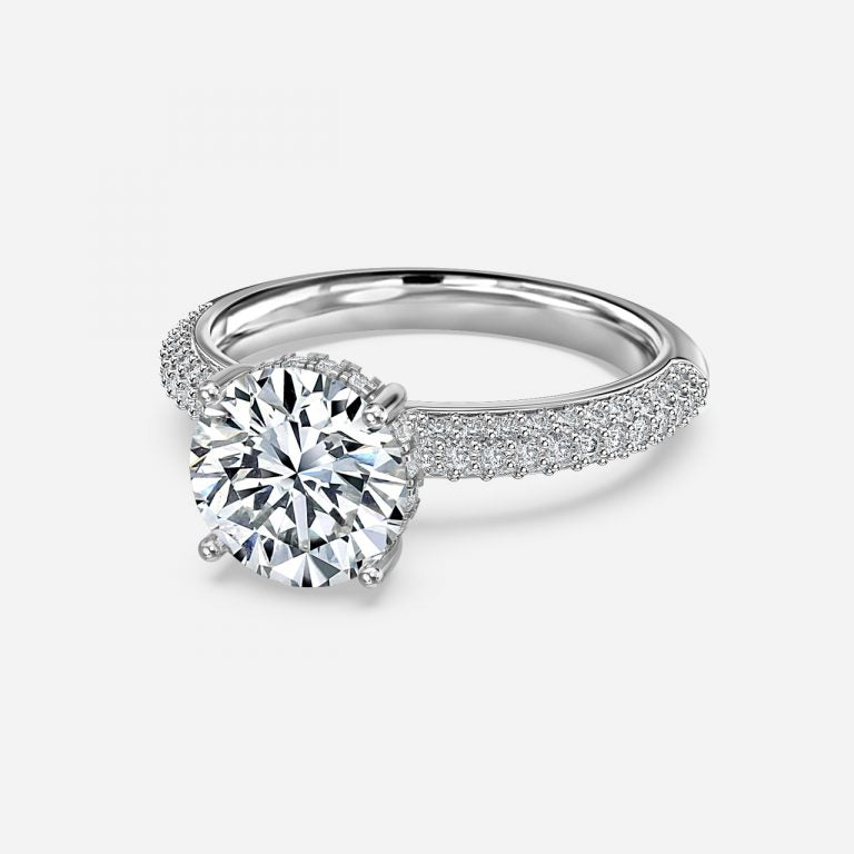 Round Cut Diamond Engagement Ring