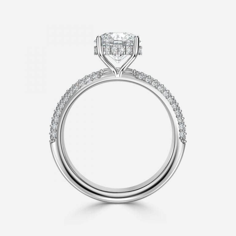 Round Cut Diamond Engagement Ring