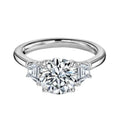 Round Engagement Ring