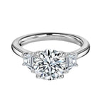Round Engagement Ring