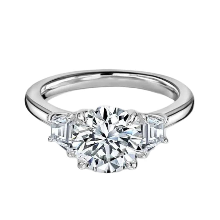 Round Engagement Ring