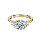 Round Engagement Ring