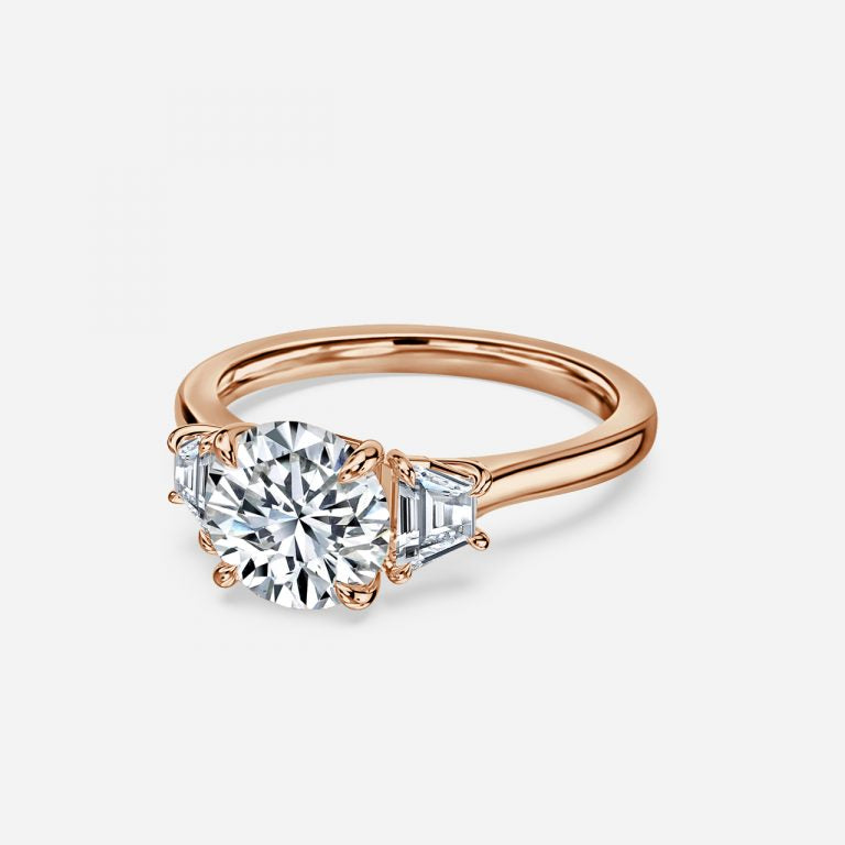 Round Engagement Ring