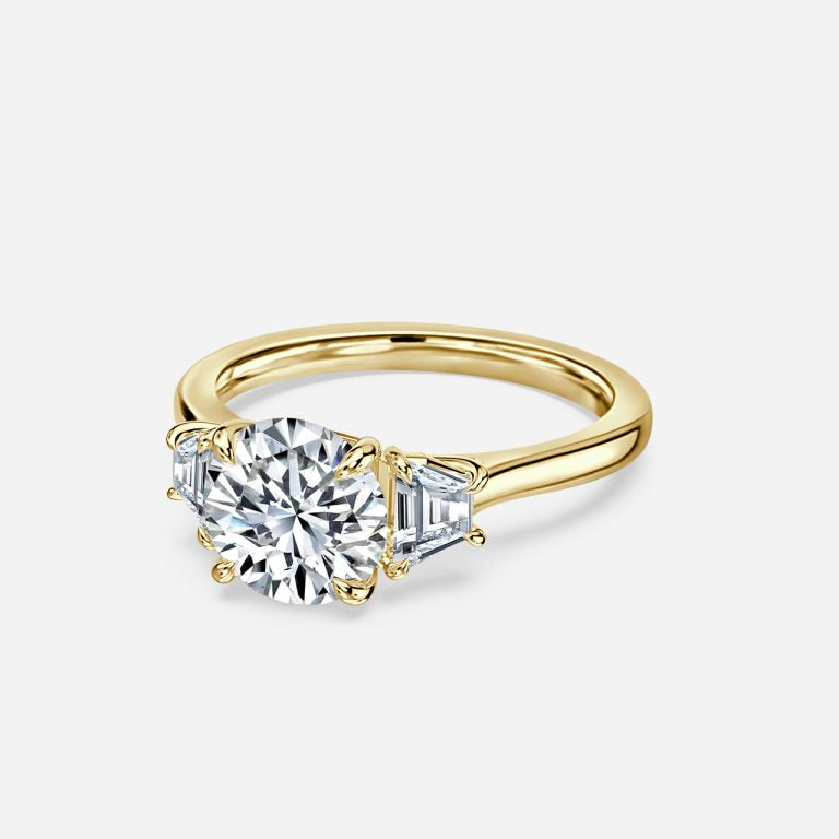 Round Engagement Ring