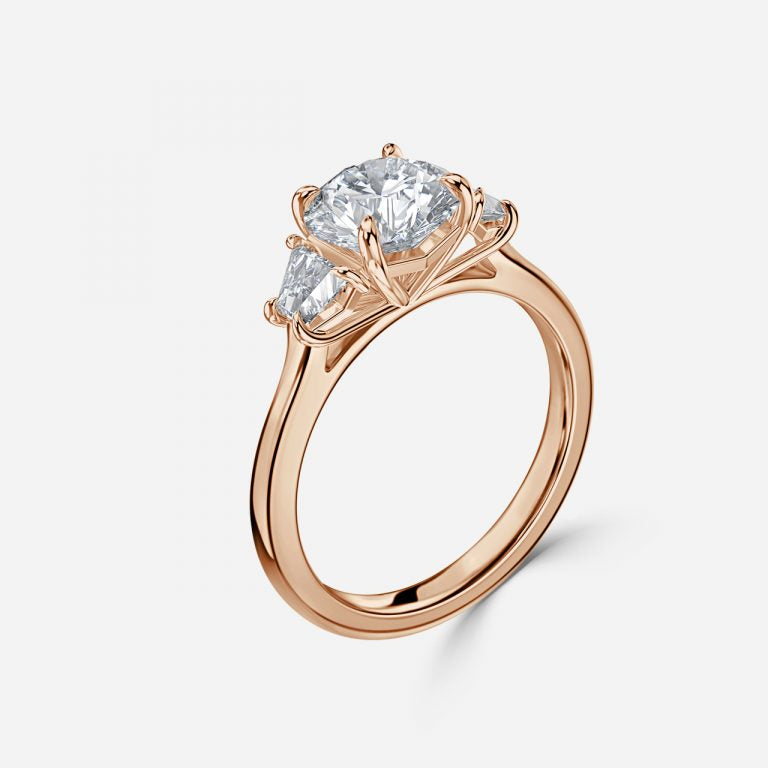 Round Engagement Ring