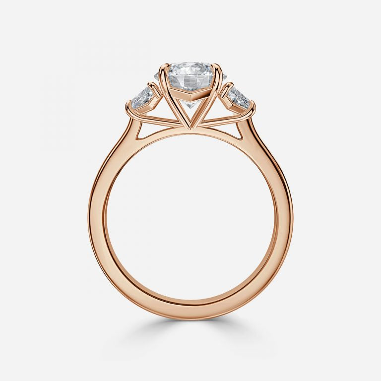 Round Engagement Ring