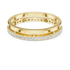 0.42 CTW 14K Gold D Color Round Moissanite Engagement Ring