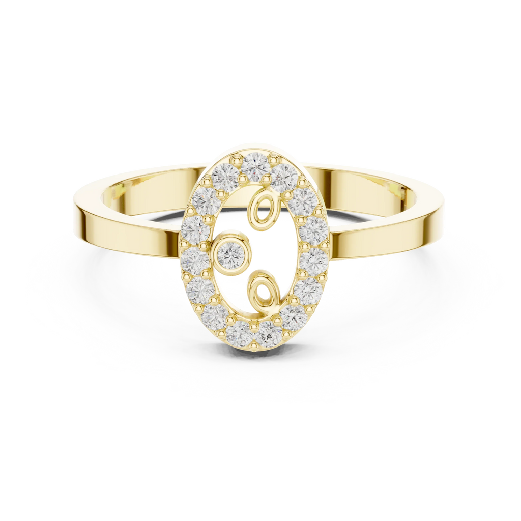 0.18 CTW 10K White Gold Moissanite Diamond Bridal Wedding Ring