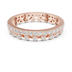 10K Gold VVS1 Moissanite Fancy Wedding Eternity Band