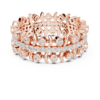 0.71 CTW Gold VVS1 Lab Diamond Art Deco Wedding Band