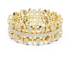 0.71 CTW Gold VVS1 Lab Diamond Art Deco Wedding Band