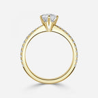 Round Brilliant Micro Set Engagement Ring