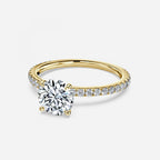Round Cut Engagement Ring