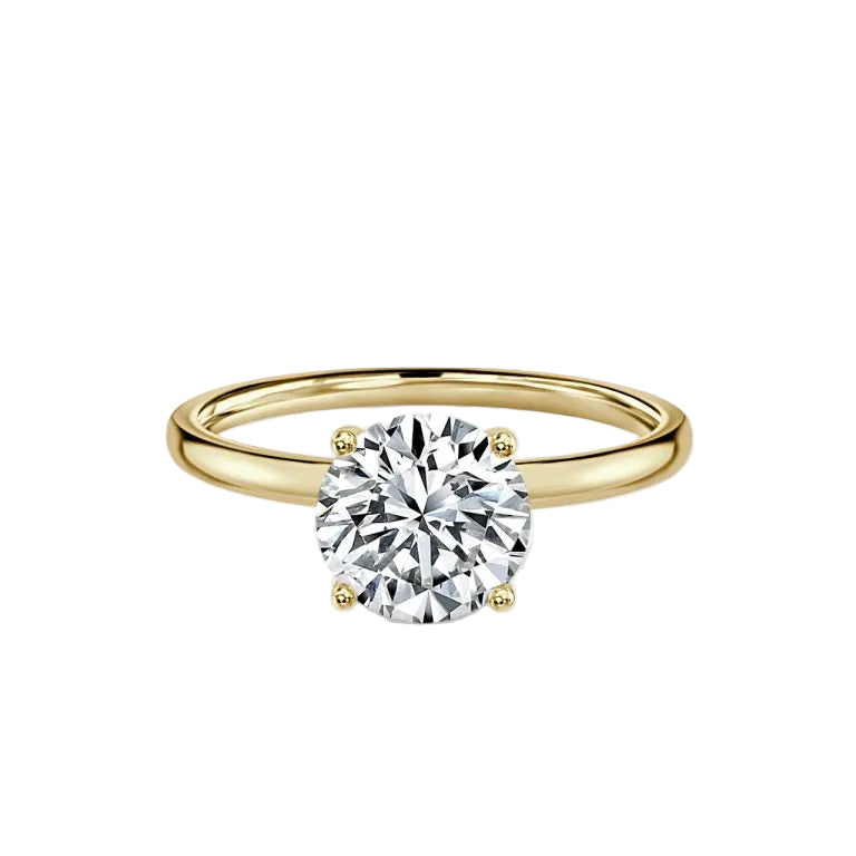 Round Cut Engagement Ring