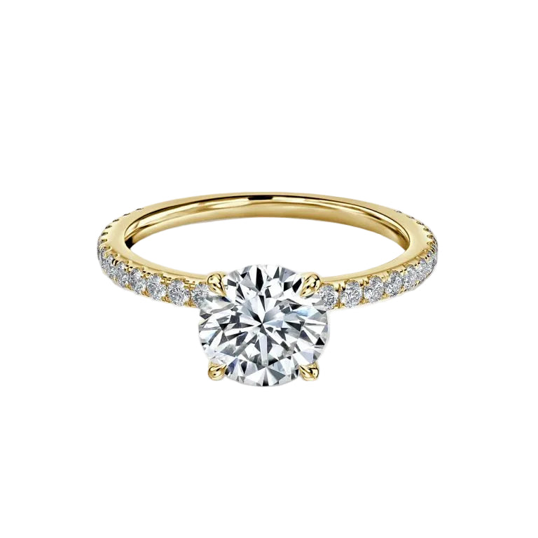 Round Cut Engagement Ring