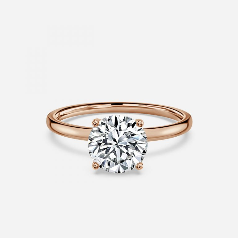 Round Cut Engagement Ring