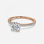 Round Cut Engagement Ring