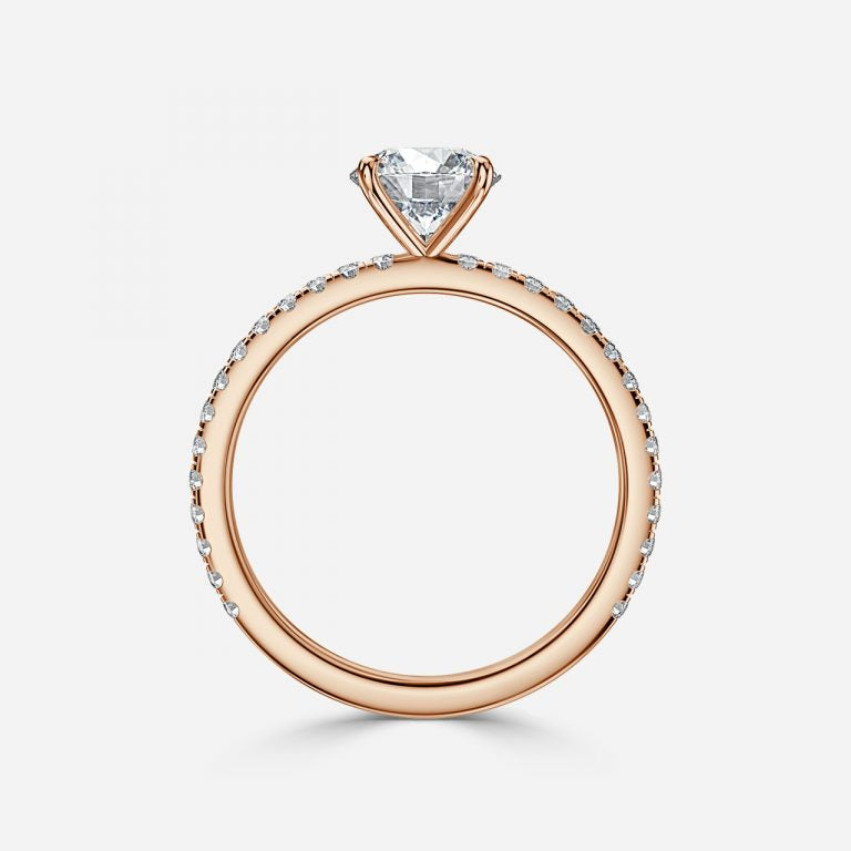 Round Cut Engagement Ring