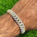 15.5MM Cuban Link Diamond Bracelet