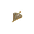 925 Silver Pave VVS Diamond Heart Pendant - 2.11 CTW