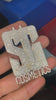 Men's Custom "SG" Letter Personalized Hip Hop Large Pendant