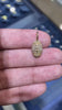 Iced Out American Football 14K Pendant