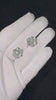 14K Gold Round Cluster Diamond Earrings - 0.90 CTW