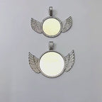 Winged Picture Diamond Pendant 14k Solid Gold - 6.33 CTW