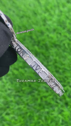 Personalized Photo Round Hip Hop Diamond Pendant - 11.46 CTW