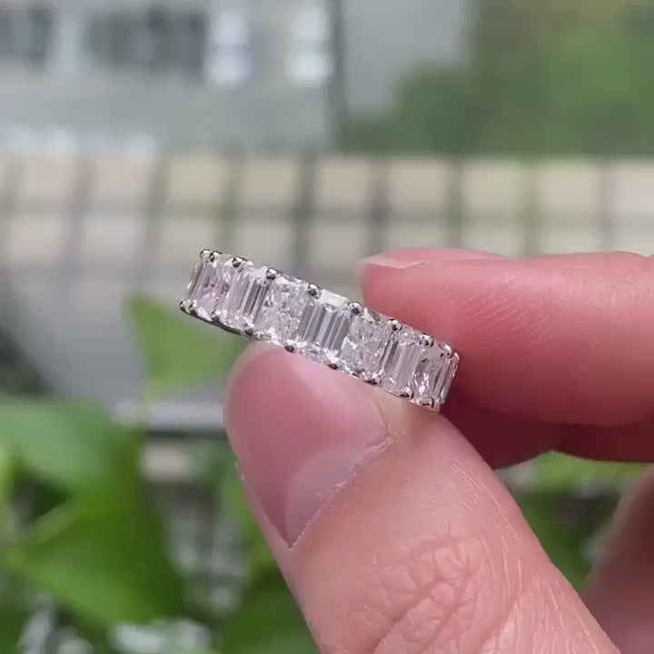 Women’s wedding Diamond Ring 14k Solid Gold   - 14.04 CTW