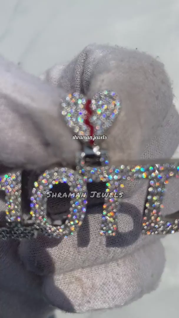 Custom 10 TD Letter Diamond Pendant - 2.77 CTW