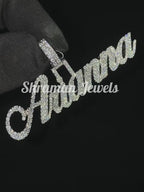 Letter Pendant Necklace | VVS Diamond Pendant - 2.37 CTW