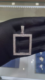 Custom Picture Diamond Pendant 14K Solid Gold - 2.85 CTW