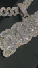 Men's custom Iced Out Hip Hop VVS Pendant for Prom Party