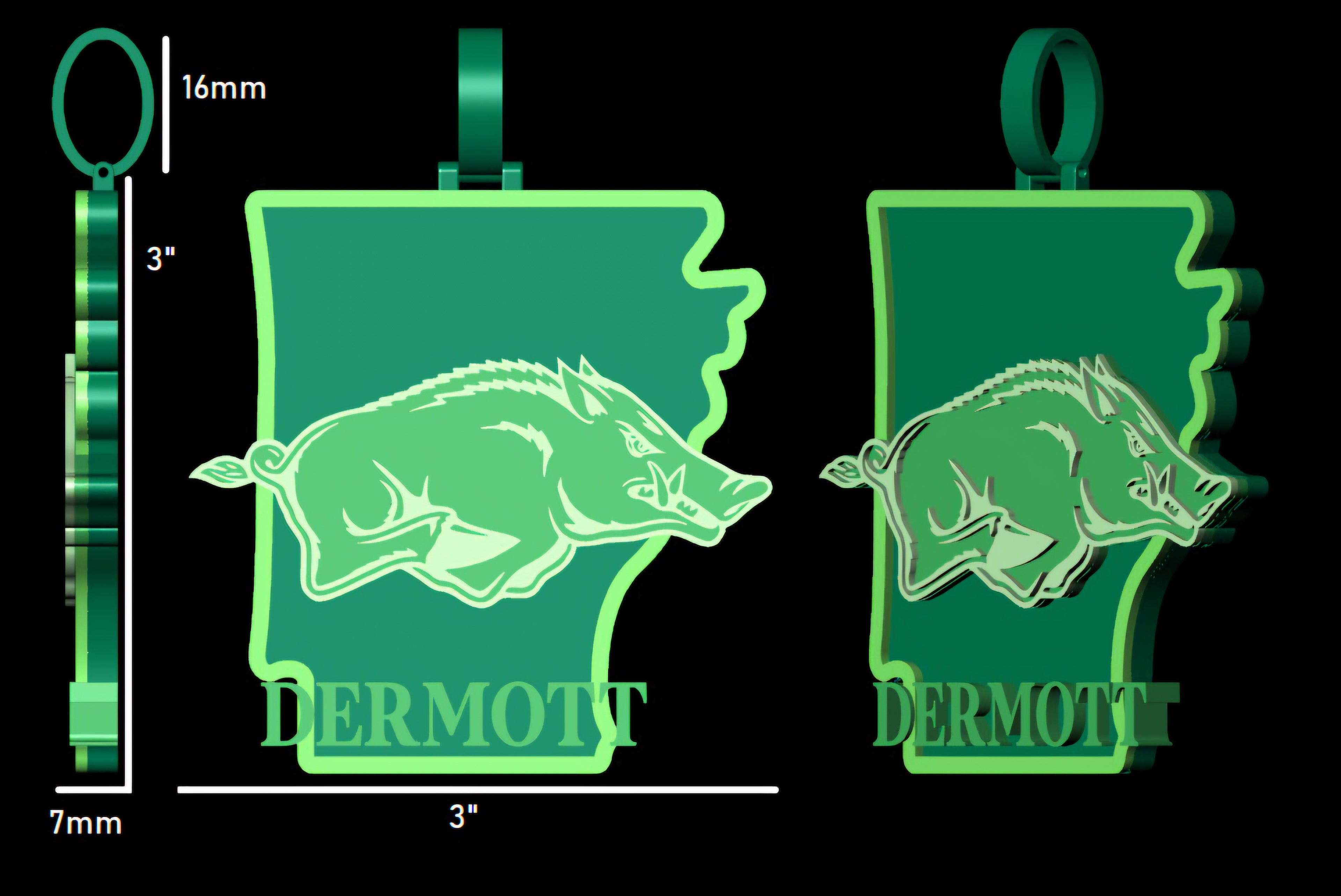 DERMOTT Customize Pendant