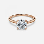 Round Cut 4 Prong Solitaire Engagement Ring