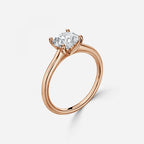 Round Cut 4 Prong Solitaire Engagement Ring