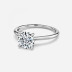 Round Cut 4 Prong Solitaire Engagement Ring