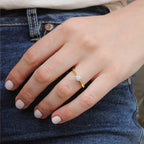 Round Cut 4 Prong Solitaire Engagement Ring